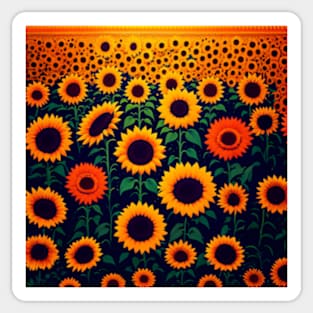 Sunflowers Sticker